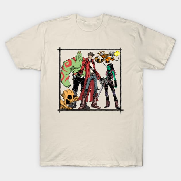 Guardians T-Shirt by Pixelated Potatoe